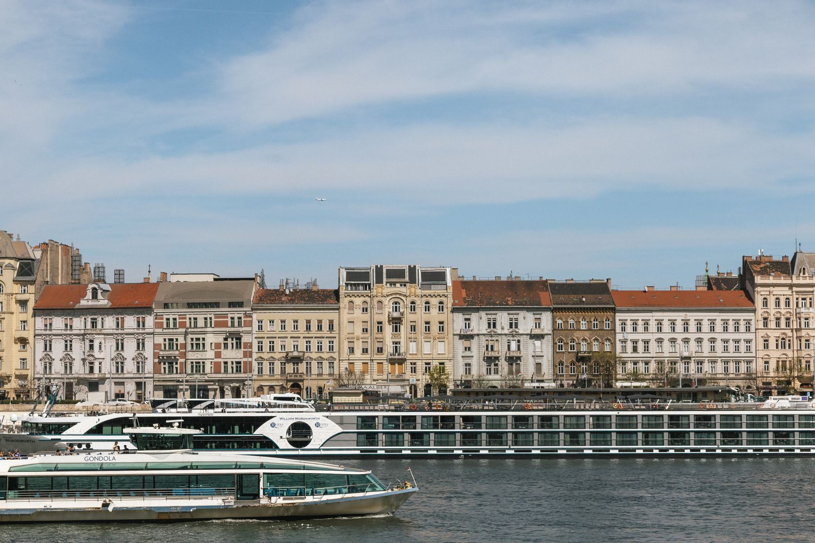 River ships in Budapest
